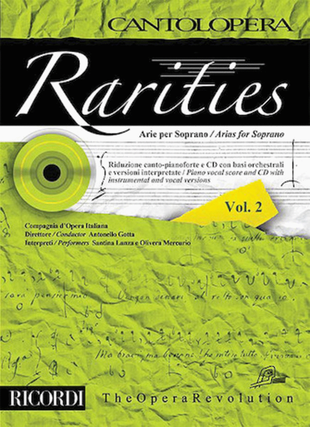 Rarities - Arias for Soprano, Volume 2 by Various Voice Solo - Sheet Music