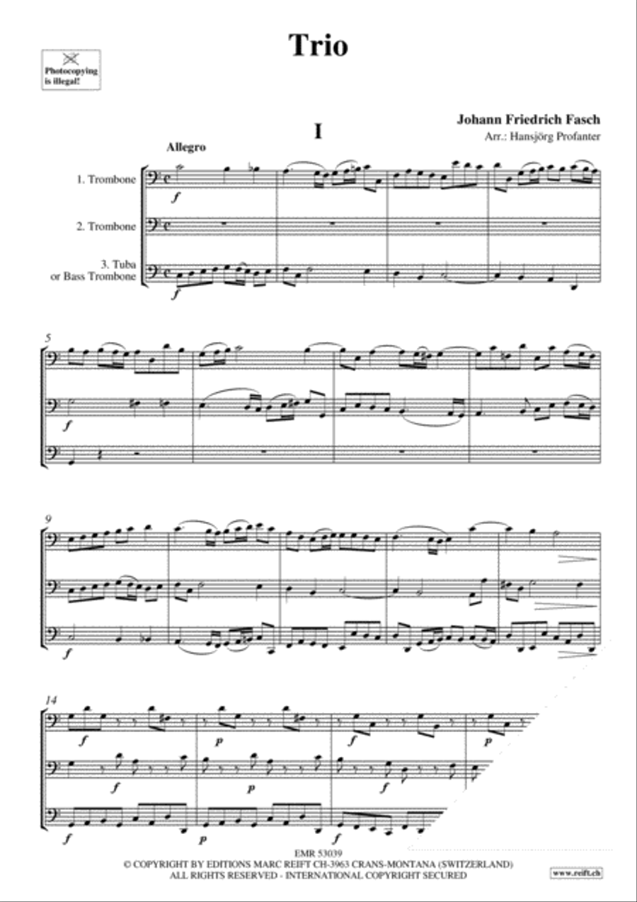 Trio Trombone scores gallery preview page 3