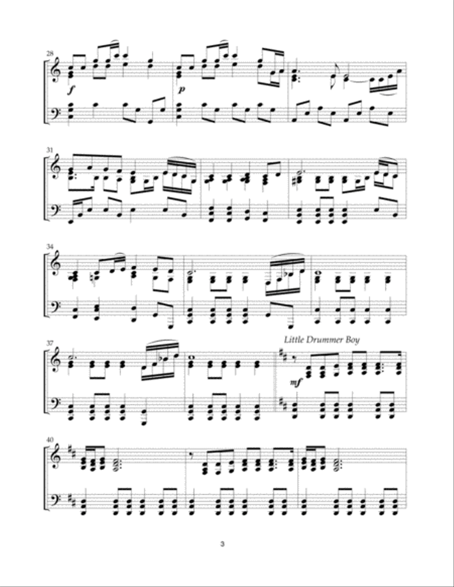 Do You Hear What I Hear Do You Hear What I Hear Piano Solo scores gallery preview page 3