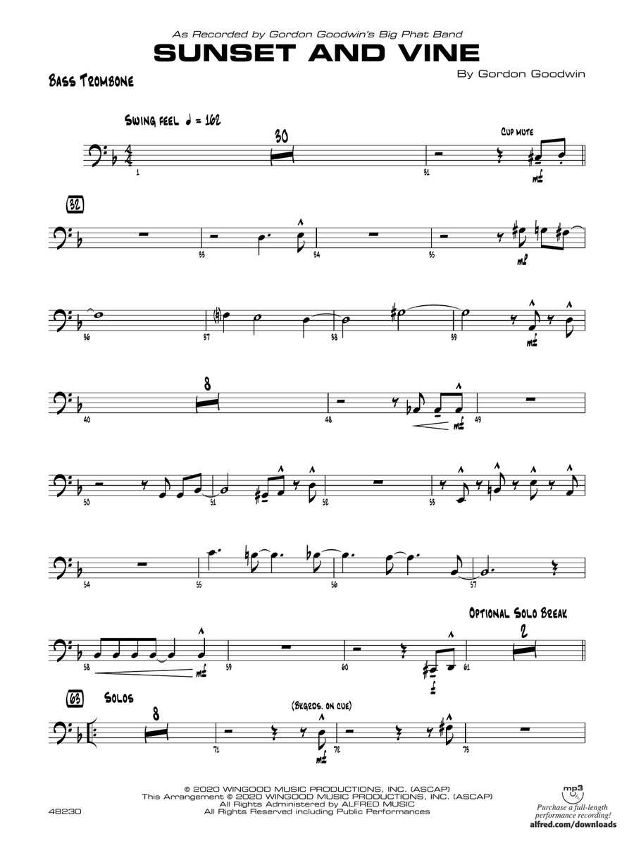 Sunset and Vine: Bass Trombone