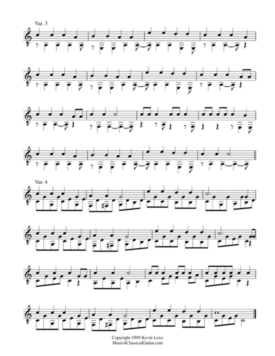 Songs of Childhood, Bk. 1, Vol. 1 - Progressive Variations for Guitar image number null