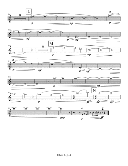 Violin Concerto (2009) Oboe part 1