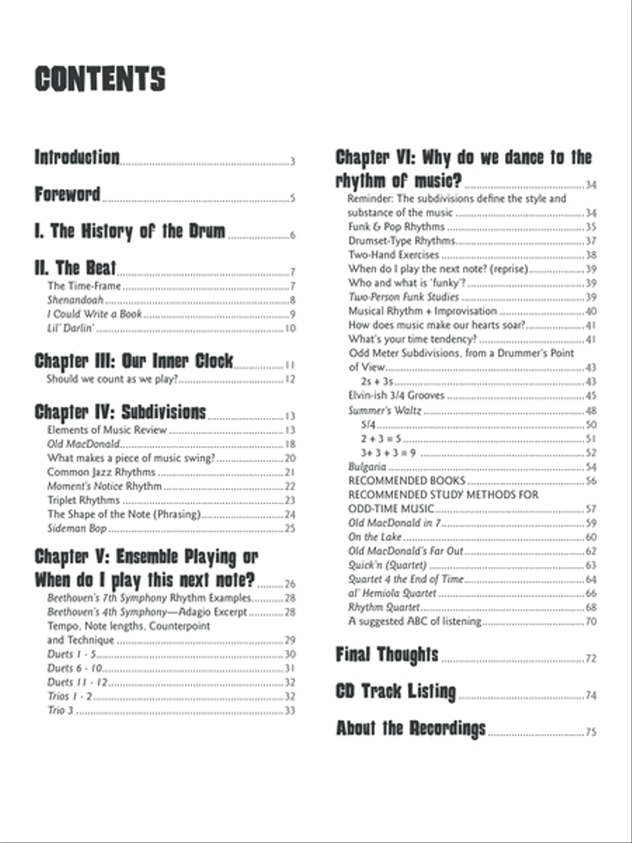 Time Awareness for all Musicians Percussion scores gallery preview page 6