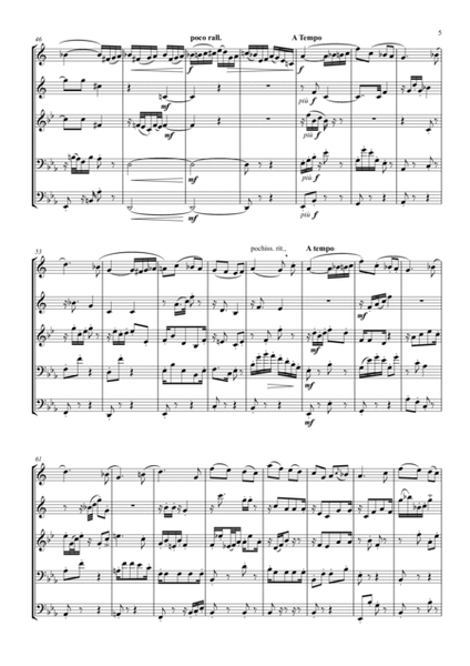 Brass Quintet - Four Mendelssohn Songs image number null