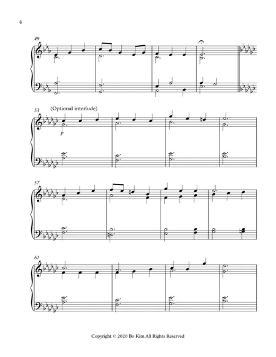 Prayer of St. Patrick (Be Thou My Vision) Piano Solo scores gallery preview page 4