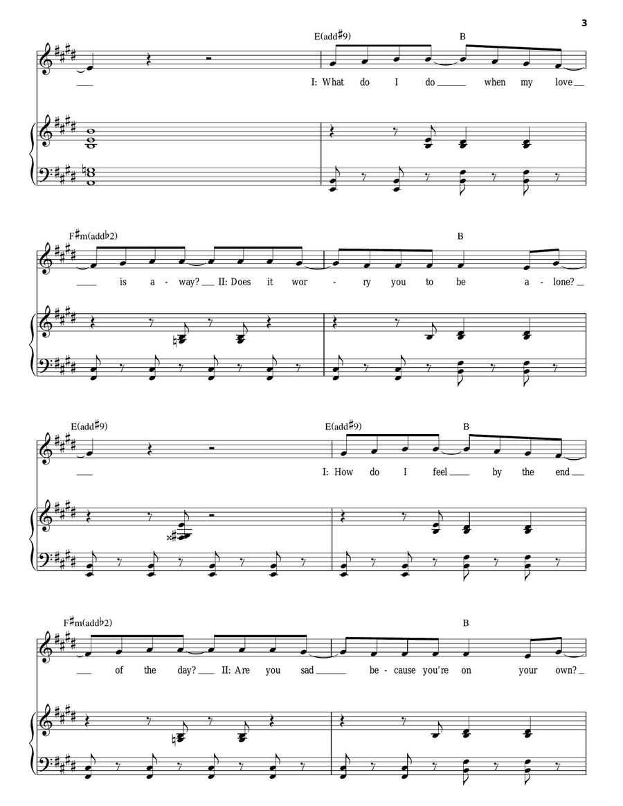 With A Little Help From My Friends (from Across The Universe) Piano, Vocal scores gallery preview page 3