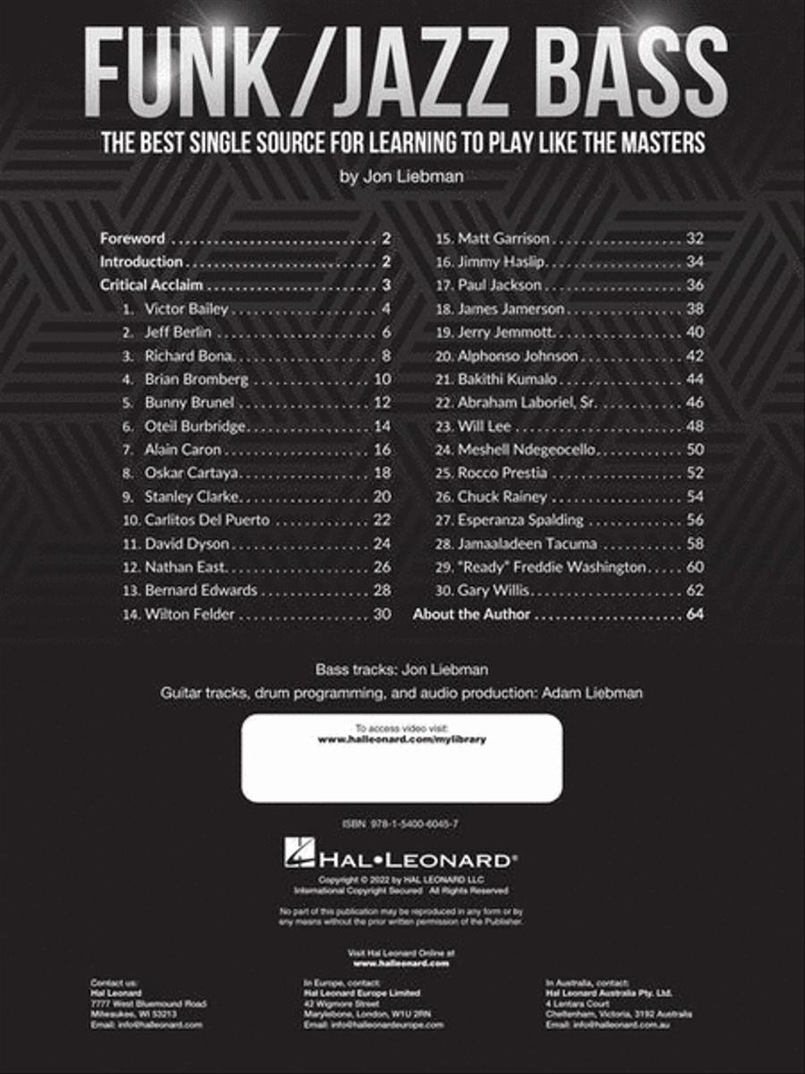 Funk/Jazz Bass Collection / Songbook scores gallery preview page 3