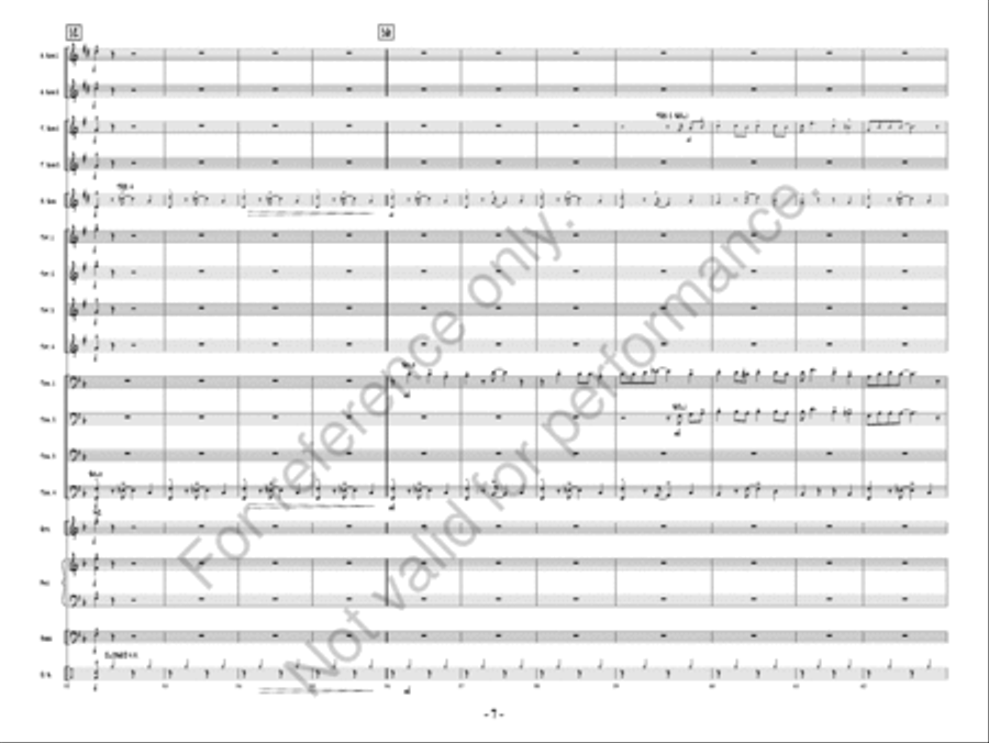 Cage Free Trombones Jazz Ensemble scores gallery preview page 8