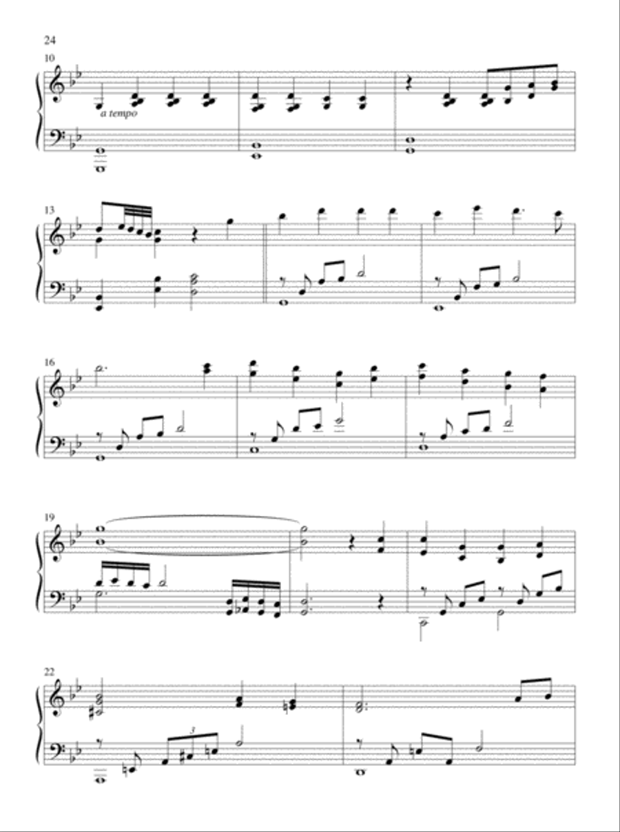 Now Proclaim Messiah's Birth Piano Solo scores gallery preview page 11