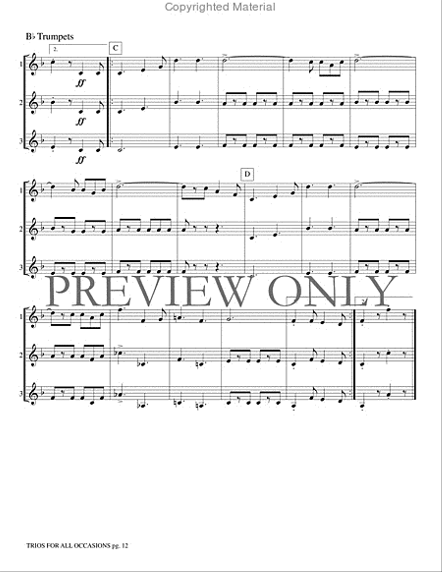 Trios for All Occasions Small Ensemble scores gallery preview page 13