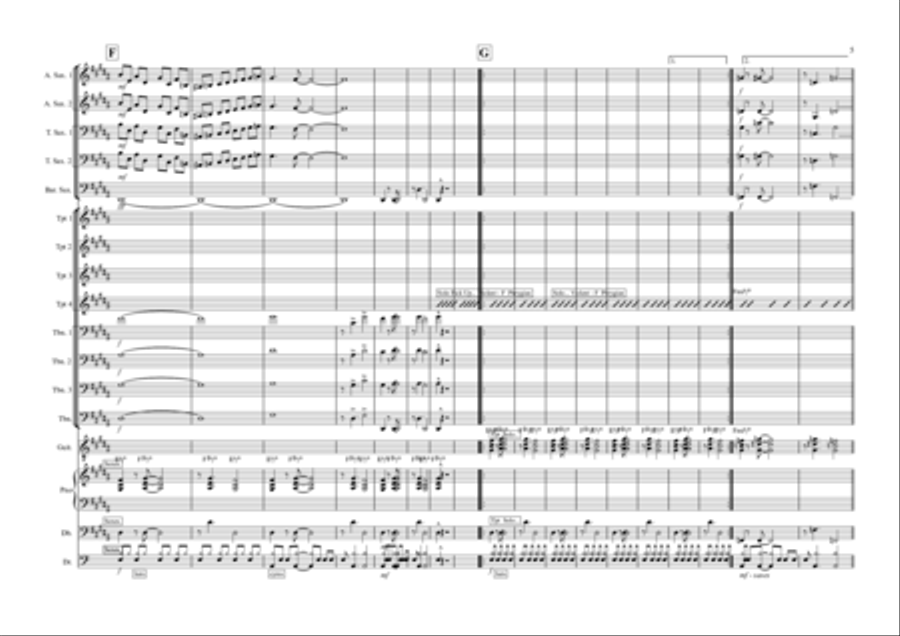 Time to Remind Me Jazz Ensemble scores gallery preview page 5