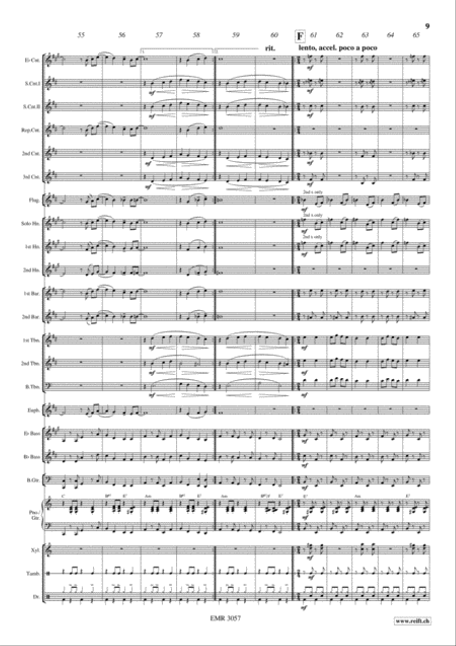 Nathalie Brass Band scores gallery preview page 10