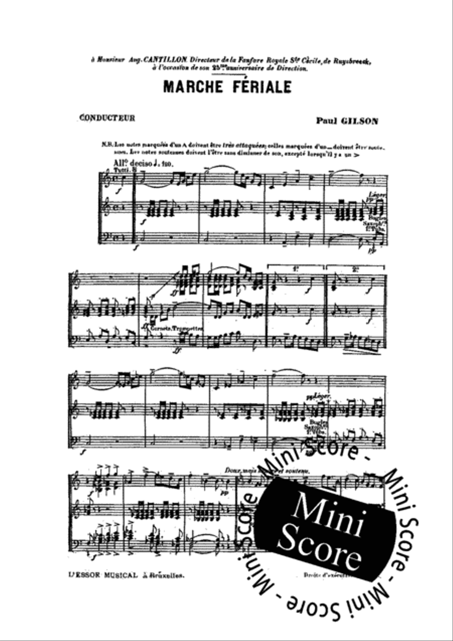 Marche Feriale Concert Band scores gallery preview page 3