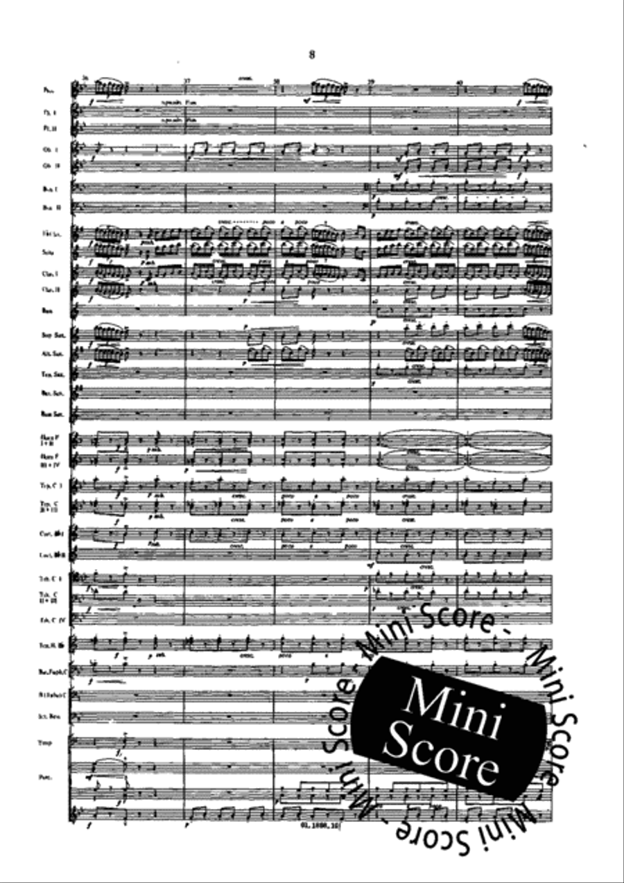 Suite Divertimento Concert Band scores gallery preview page 12