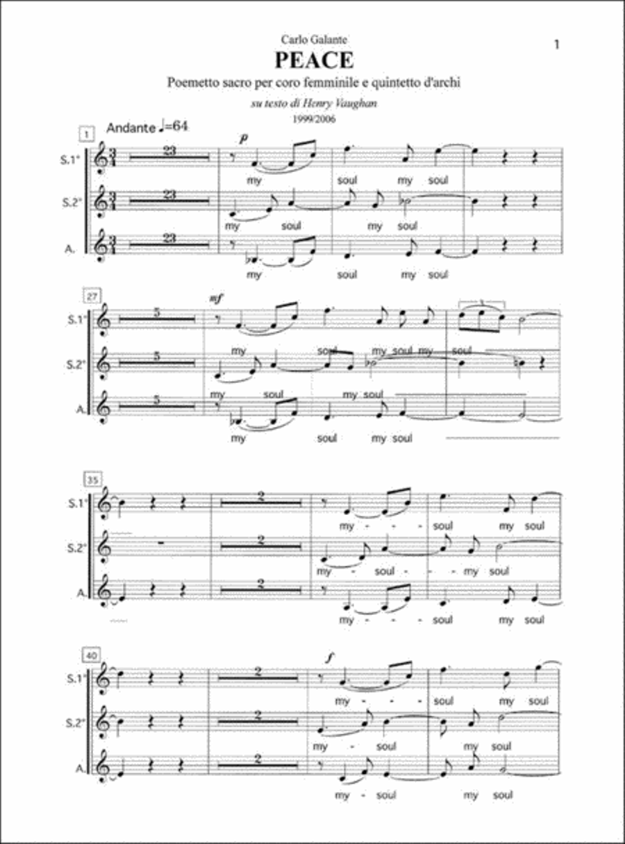 Peace Women's Choir scores gallery preview page 2