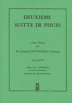 Book cover for Deuxieme Suitte de Pieces