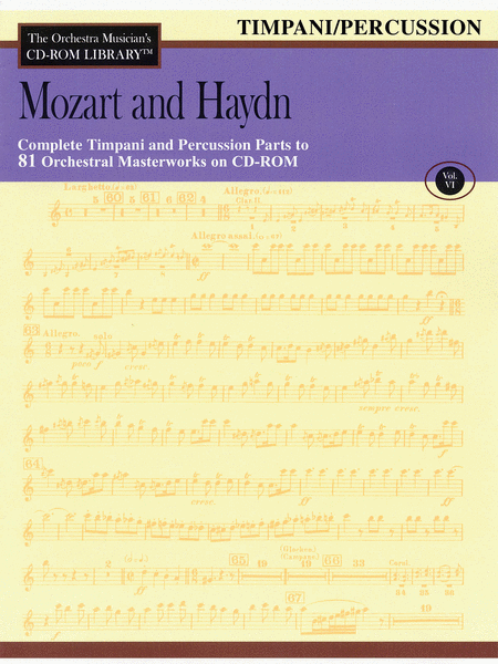 Mozart and Haydn - Volume VI (Timpani/Percussion)