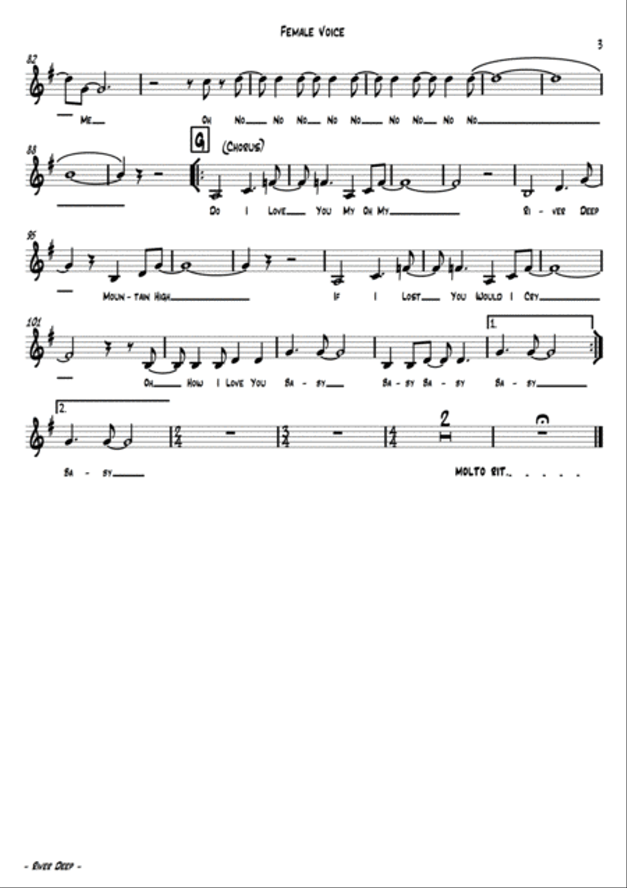 River Deep - Mountain High Jazz Ensemble scores gallery preview page 4