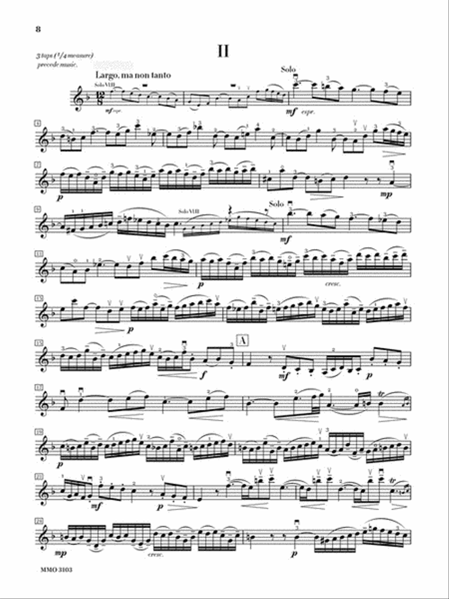 J.S. Bach – “Double” Concerto in D Minor, BWV1043 Violin Solo scores gallery preview page 3