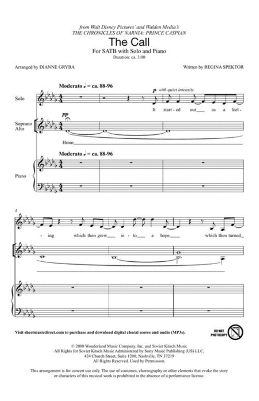 <br>Extrait de partition