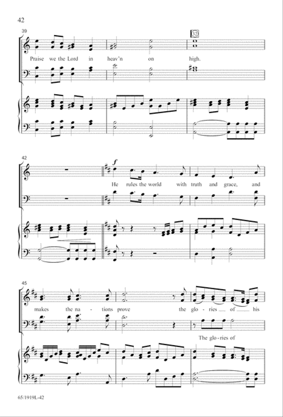 The Perfect Christmas 4-Part scores gallery preview page 44