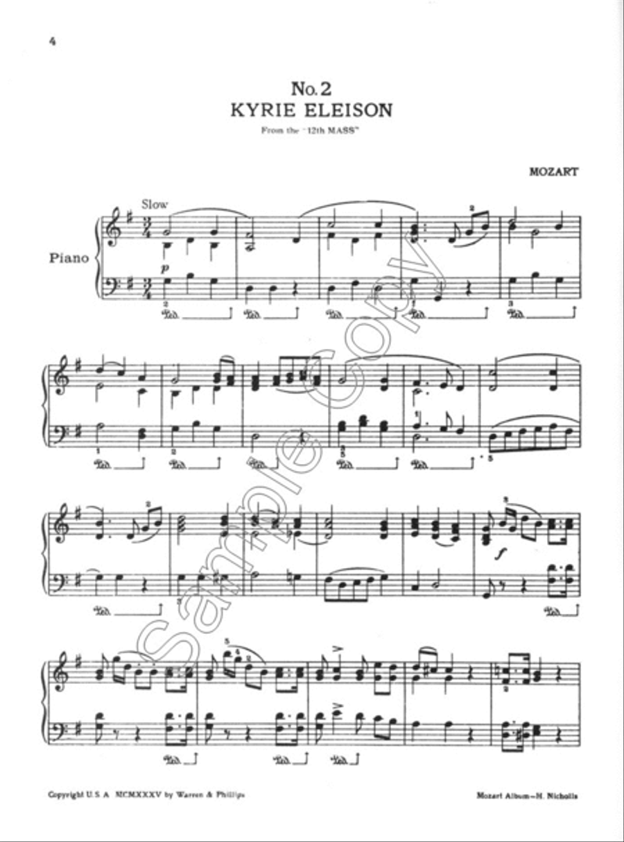 Mozart - Silhouette Series Piano Solo scores gallery preview page 2