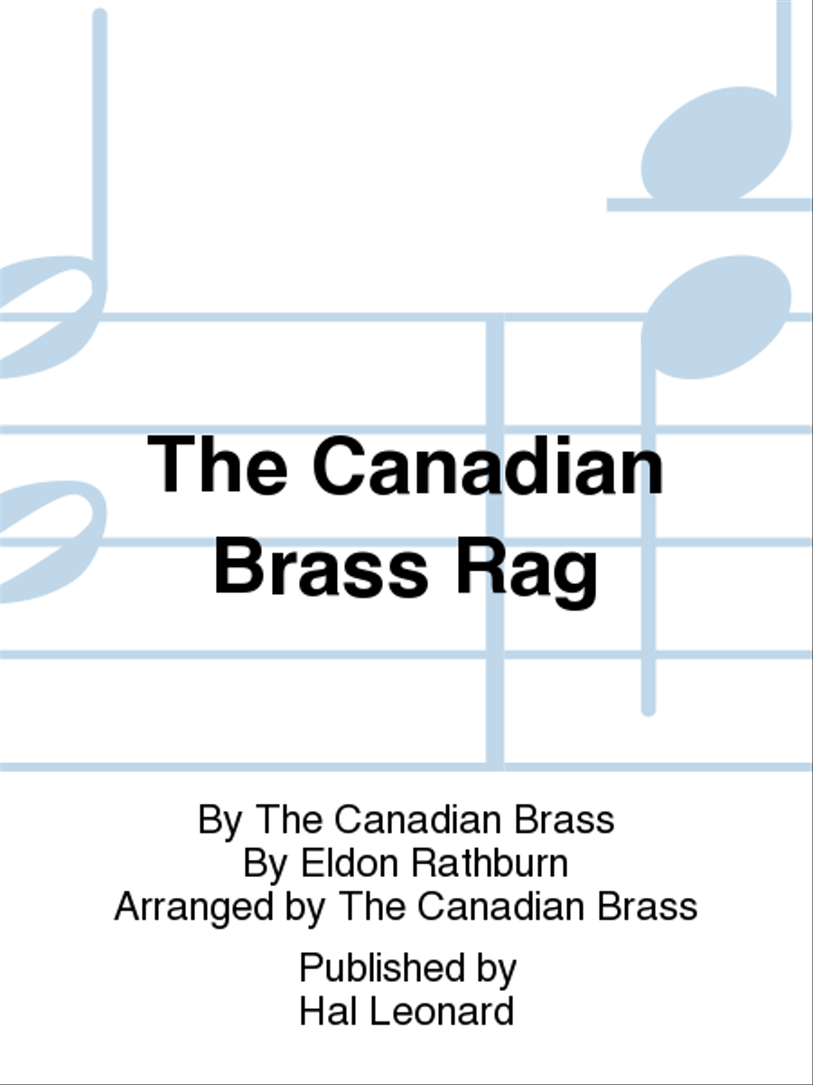 The Canadian Brass Rag The Canadian Brass Rag Brass Quintet scores gallery preview page 1