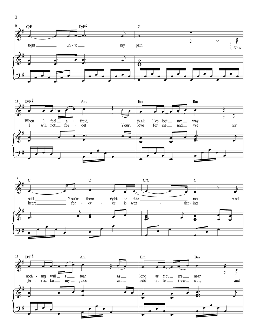 Thy Word Thy Word Piano, Vocal scores gallery preview page 2