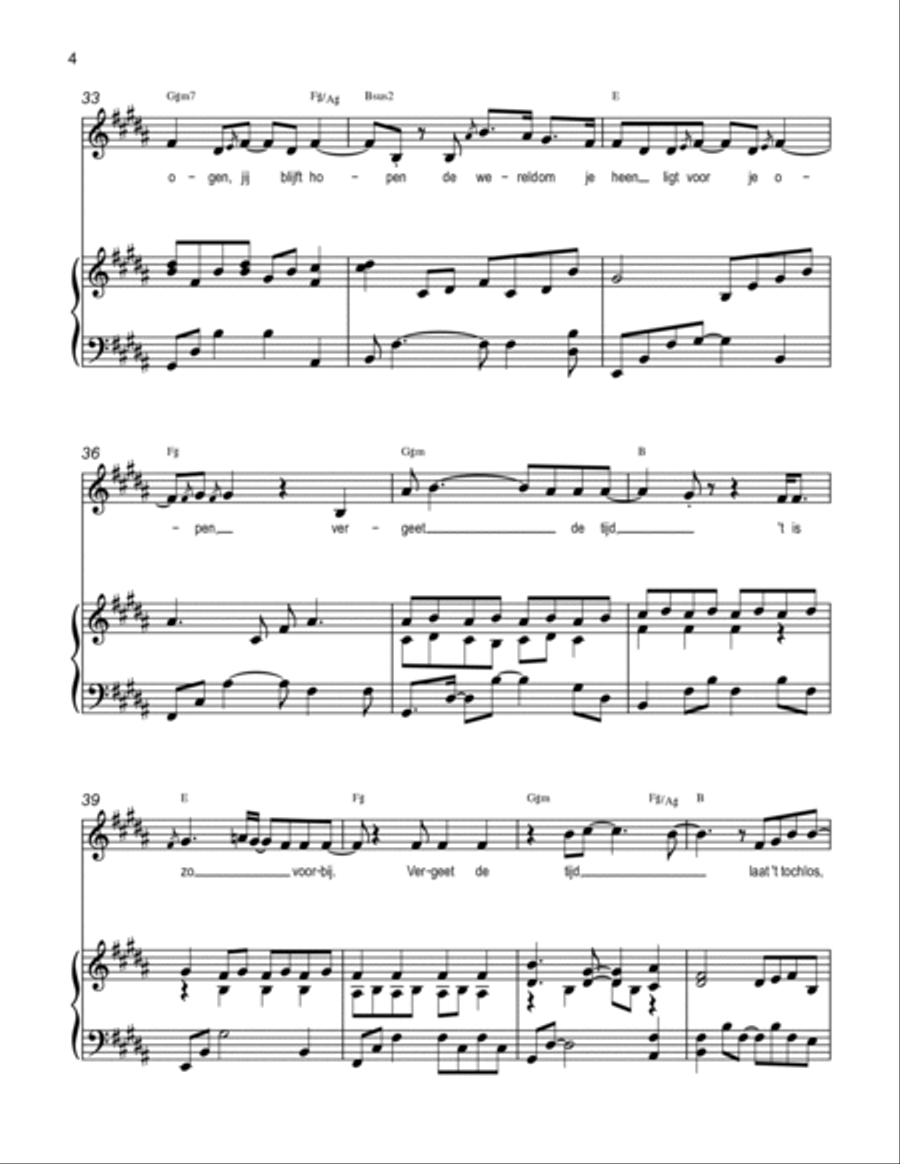 Vergeet De Tijd Voice scores gallery preview page 4