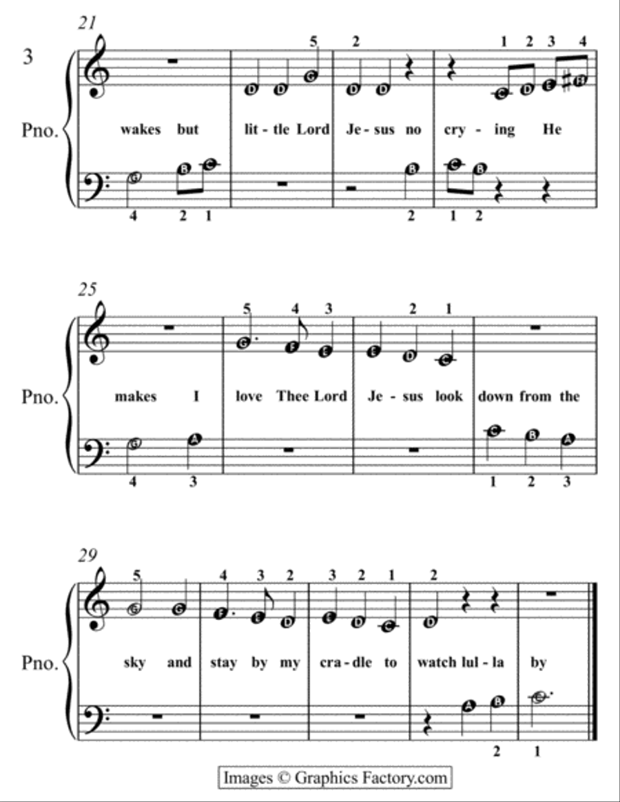 A Tiny Christmas for Beginner Piano Booklet E Easy Piano scores gallery preview page 5