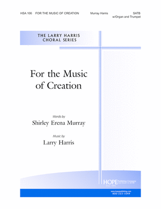 Book cover for For the Music of Creation