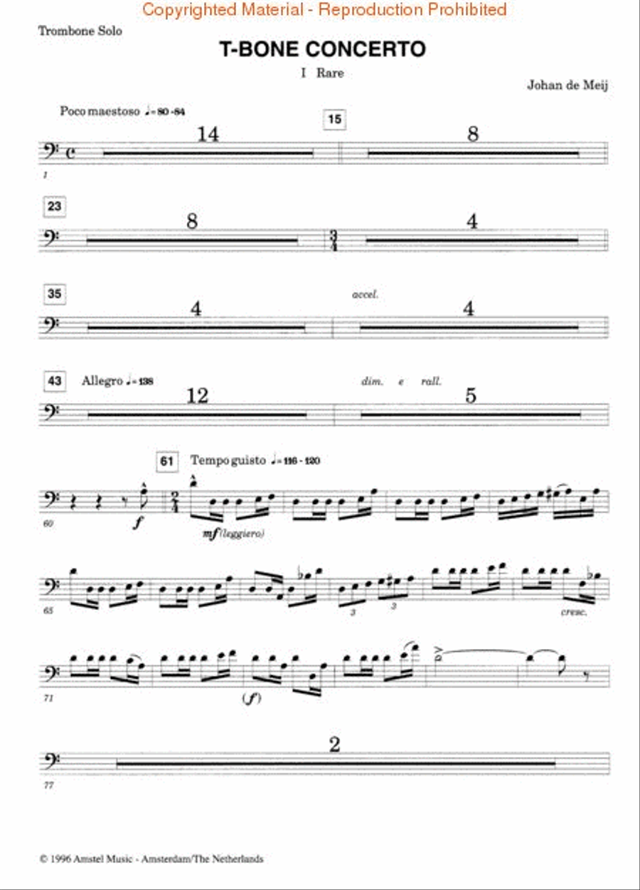 T-Bone Concerto Piano Accompaniment scores gallery preview page 2
