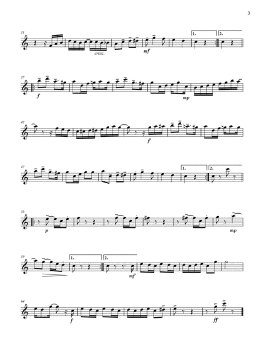 The Ragtime Dance (A Stop-Time Two Step) (Grade 5 C1 from the ABRSM Saxophone syllabus from 2022) Saxophone Solo scores gallery preview page 2