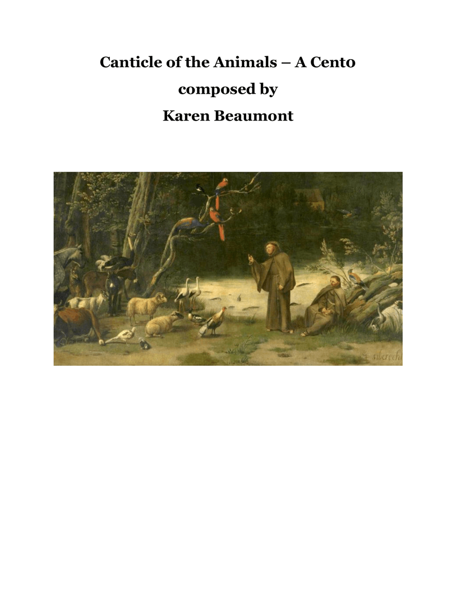 Canticle of the Animals - A Cento Organ Solo scores gallery preview page 1