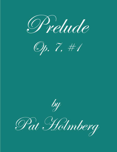 Prelude, Op. 7 #1 image number null