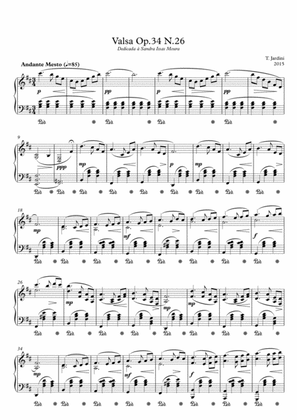 Op.34 Waltz N.26 Andante Mesto in E Minor