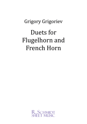 Duets for Flugelhorn and French Horn (Score and Parts)