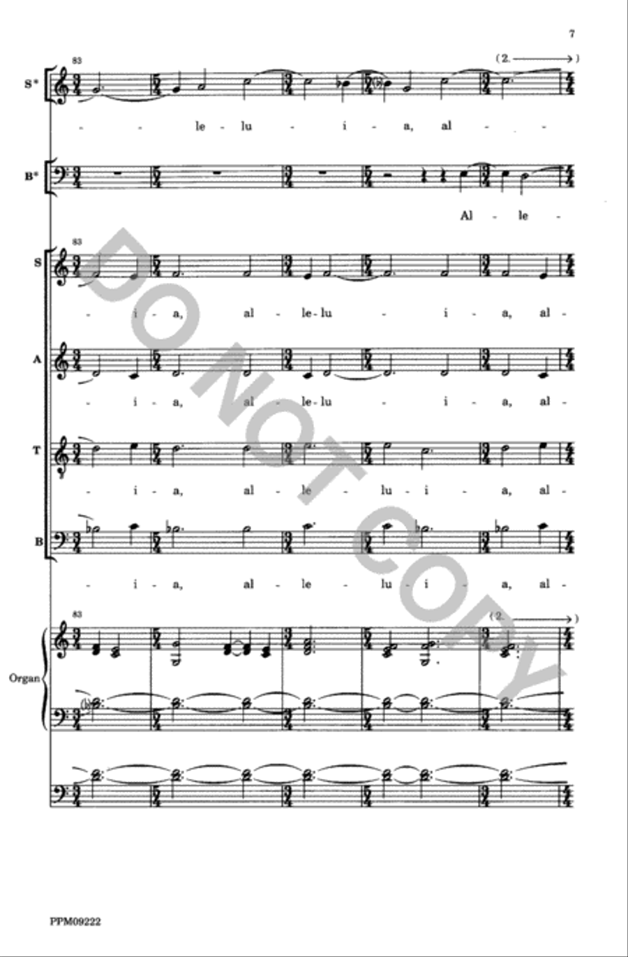 Respond: Caritas Abundat in Omnia 4-Part scores gallery preview page 8