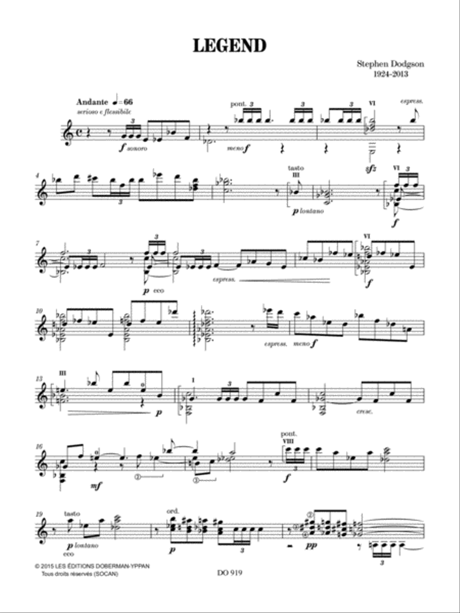 Legend Classical Guitar scores gallery preview page 3