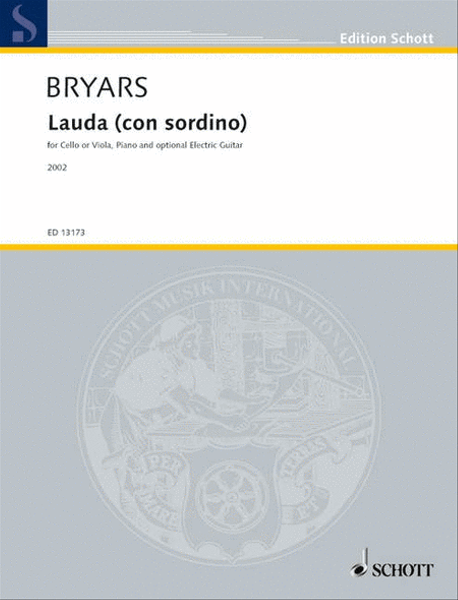 Lauda (con Sordino) Lauda (con Sordino) Cello scores gallery preview page 1