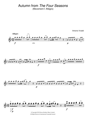 Autumn (from The Four Seasons), 1st Movement