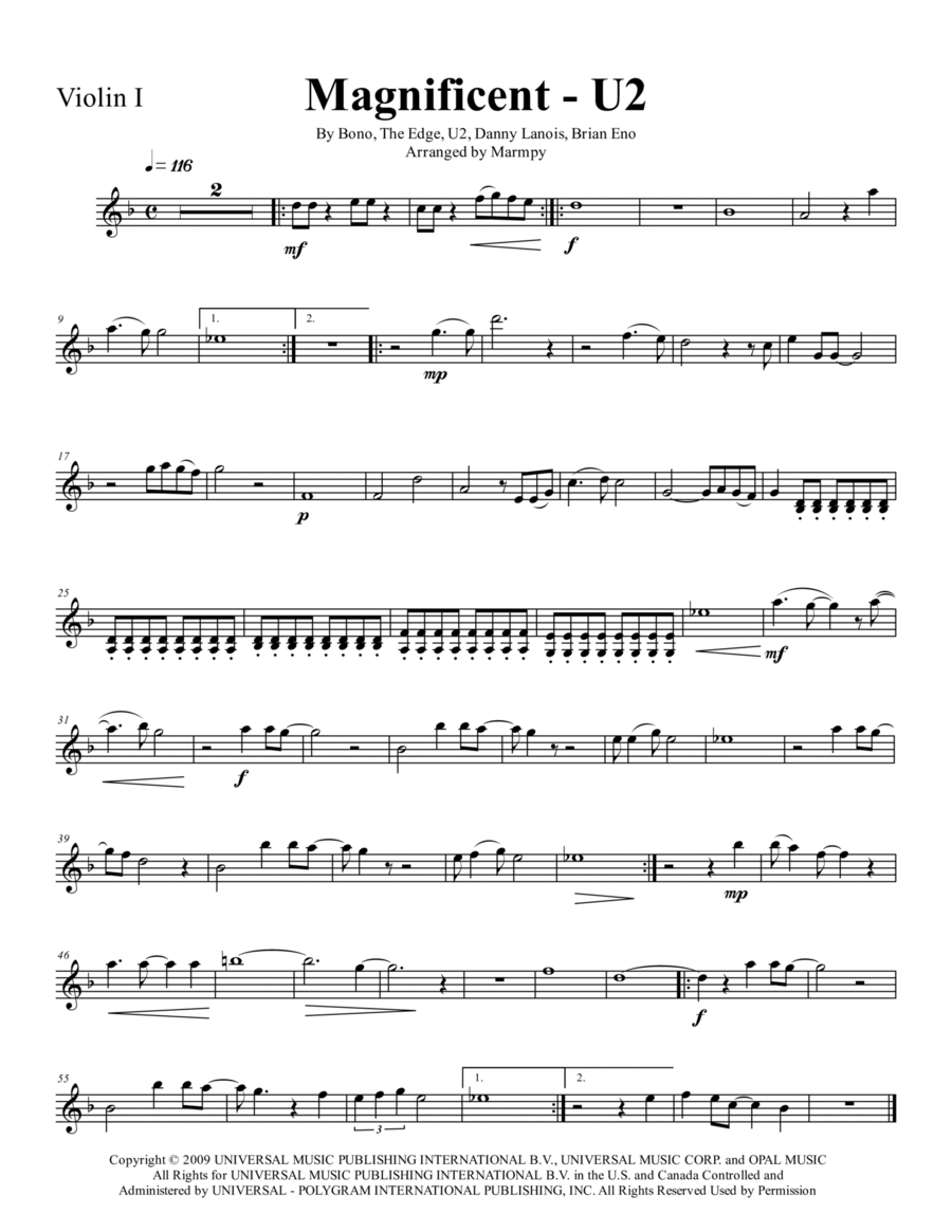 Magnificent String Quartet scores gallery preview page 1