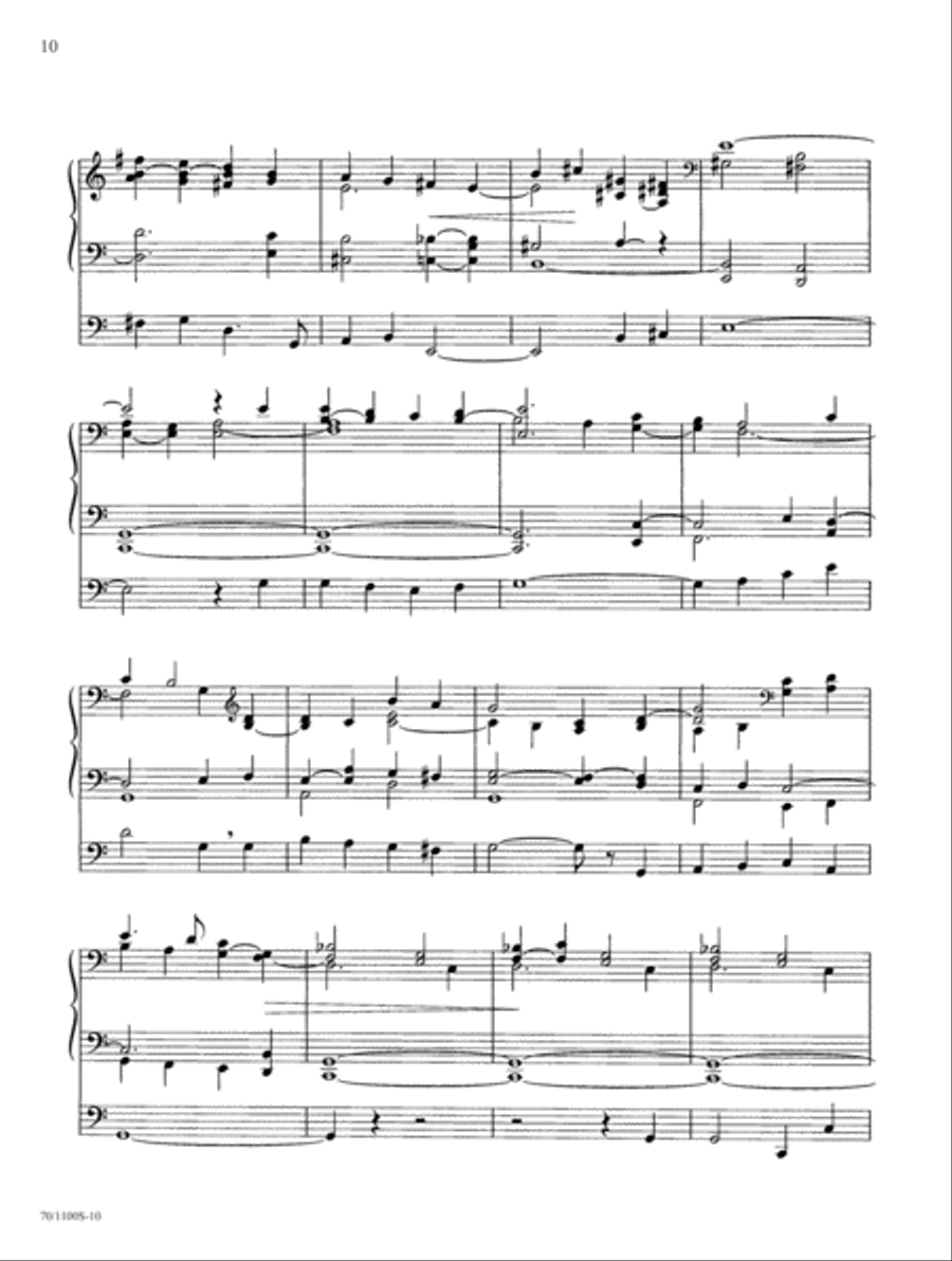 Wood Works on Original Themes Organ Solo scores gallery preview page 9