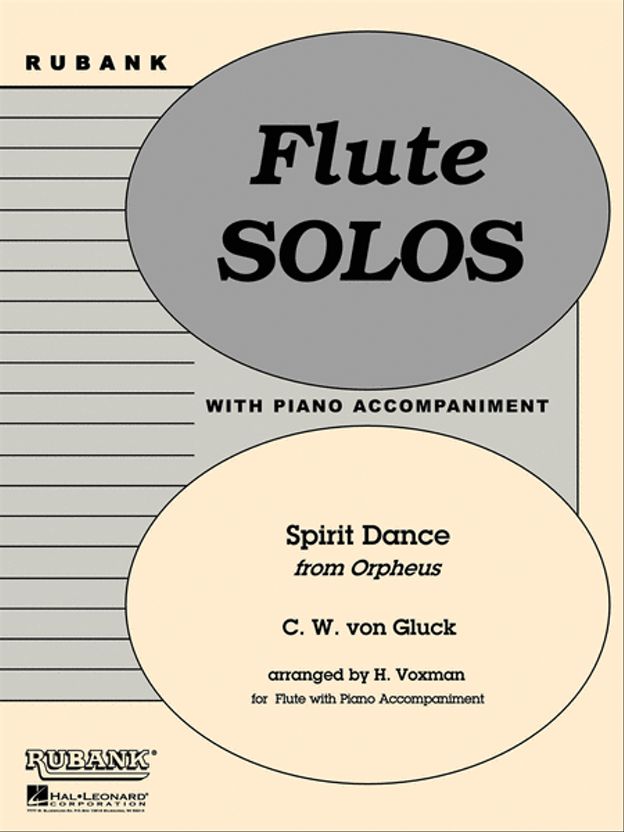 Flute Solos With Piano - Spirit Dance From Orpheus