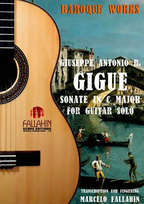 GIGUE - GIUSEPPE ANTONIO - FOR GUITAR SOLO