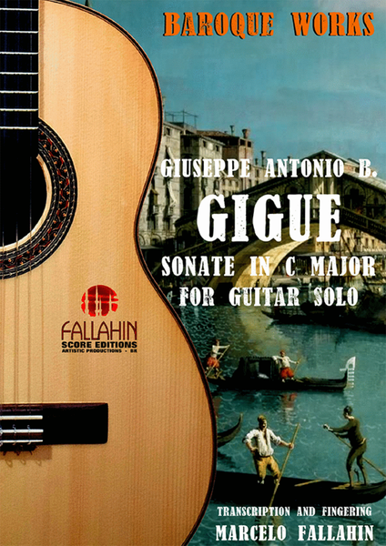 GIGUE - GIUSEPPE ANTONIO - FOR GUITAR SOLO image number null