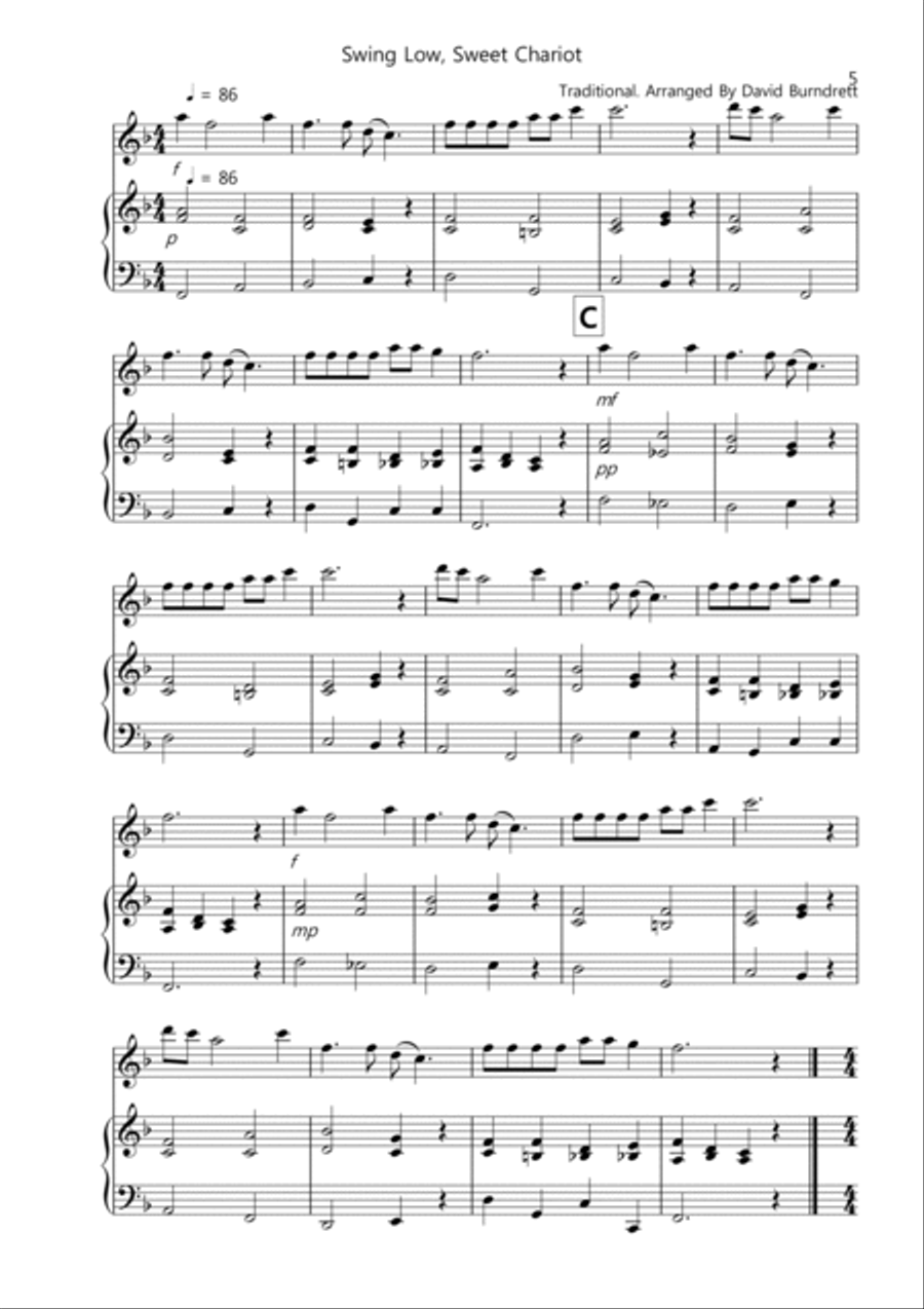 8 Pieces for Flute And Piano Woodwind Duet scores gallery preview page 5