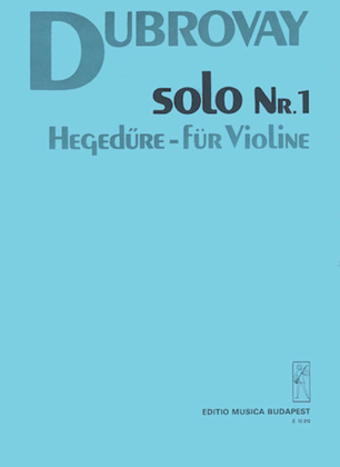 Book cover for Solo No. 1