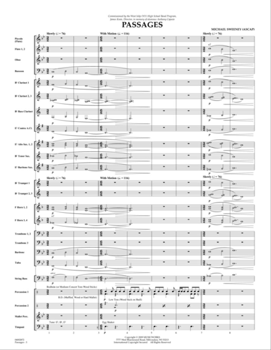 Passages - Full Score Passages - Full Score Score scores gallery preview page 3