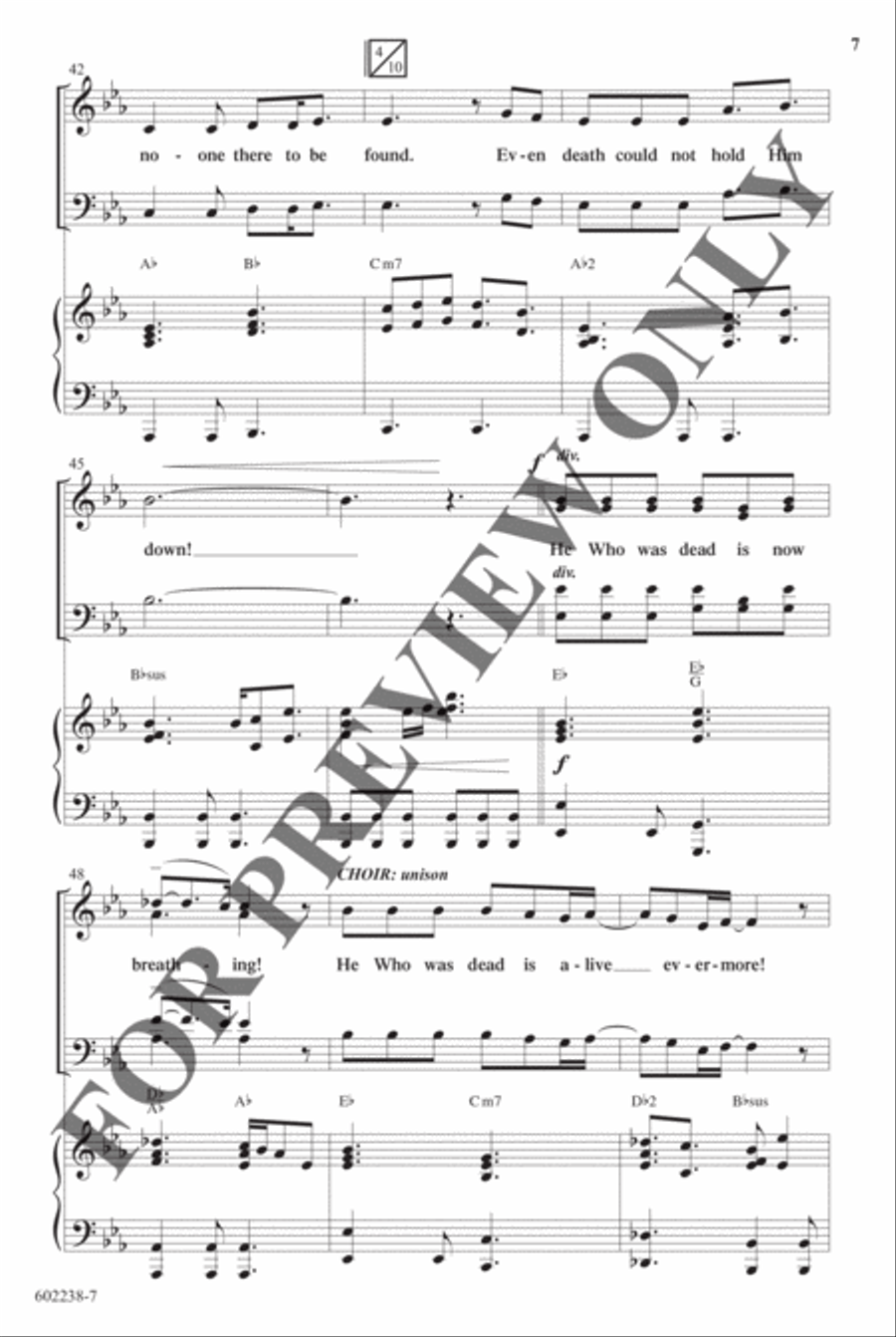 He Who Was Dead - Anthem He Who Was Dead - Anthem Choir scores gallery preview page 7